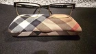 Burberry B1110 1001 Eyeglasses Frames 53-18-140 Black Half Rim Italy W/ Case Pre-owned. Price: $35.99.