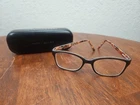 Hard Candy HC30 Brown Eyeglass Frame 50 17 135 With Case Pre-owned. Price: $15.00.