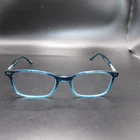 Enhance 4126 Eyeglass Frames Azure Fade Blue Rectangular 49/17/135 Pre-owned. Price: $41.50.