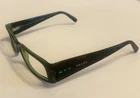 Prada Eyeglass Frames Vpr 10F 3AY 1O1 Havana Dark Brown Tortoise Green Accents Pre-owned. Price: $89.00.