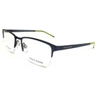 Cole Haan Eyeglasses Frames CH4014 414 Navy Blue Square Half Rim 53-18-140 New. Price: $79.86.