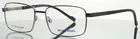 Michael Adams MA-628T Pewter Mens Rectangle Full Rim Eyeglasses 58-18-150 B:38 New. Price: $54.99.