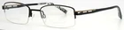 Charmant CH10724 Bk Black Mens Rectangle Half Rim Eyeglasses 52-20-140 B:30 New. Price: $54.99.