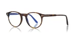 Tom Ford FT5695-B Men's Dark Havana Frame Demo Lens Round Eyeglasses 47MM New. Price: $199.99.