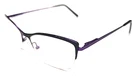 Scott Harris Europa SH556 Sm Black Purple Half Rim Oval Eyeglasses 52-17 135 Sr Pre-owned. Price: $25.47.