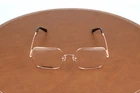 Unofficial Uo 1178 002 Gold Square Eyeglasses Frames 55-17-145 New. Price: $34.95.