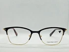 Calvin Klein Jeans CKJ19312 210 Satin Brown Gold Eyeglasses 50-17 135 New. Price: $29.99.