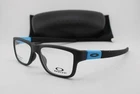 New Oakley OX8091-0453 Marshal Mnp Satin Black Blue Authentic Eyeglasses 53-17. Price: $199.75.