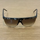 Vintage Laura Biagiotti 1980'S Sunglasses- P7-249L Black/gold Pre-owned. Price: $44.99.