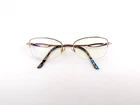 Bulova Eyeglasses, Frames Only, Alamosa, Rose Gold, 52-17-135, Metal, Half-frame Pre-owned. Price: $34.99.
