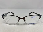 Converse Q049 Brown 50-17-130 Metal Half Rim Eyeglasses Frame &M10 New. Price: $49.50.