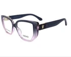 Versace Cat Eyeglasses Purple Plastic Full Rim Women's Solid Frames New. Price: $135.00.