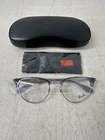 Ray-ban Eyeglasses Rb 6396 3084 Transparent Blue/silver Frame 51 19 140 New. Price: $109.88.