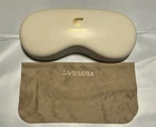 New Carrera Eyeglasses Sunglasses White Gold Hard Case + Cloth. Price: $17.95.