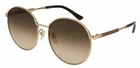Gucci Gold/brown Lens 58-17-150MM Unisex Sunglasses GG0206SK 003 New. Price: $288.25.