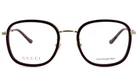 New Gucci GG0955OA 003 52MM Burgundy Gold Eyeglasses Frames Japan. Price: $226.80.