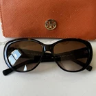 Tory Burch Tortoiseshell Cat Eye Sunglasses TY7005 510/8 Brown 56/15 135 W/case Pre-owned. Price: $39.99.