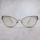 Tiffany & Co Tf 1136 6133 Gold Brown Cat Eyeglasses Frames Women 53-16-140 Pre-owned. Price: $112.49.
