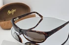 Maui Jim Sunglasses, MJ-136-10 Brown Tortoise Wrap, Made Japan Mint Cond. Pre-owned. Price: $99.99.