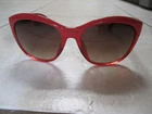 Calvin Klein Red Gradient Square Ladies Sunglasses CK3168S 218 55 W/ Lenses Pre-owned. Price: $24.95.