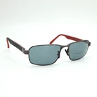 Champion Sunglasses Frames Square Black Red Metal Poly 57-16-145 Only Pre-owned. Price: $16.71.