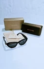 Bvlgari Serpenti BV50029I C01 Black Cat Eye Gray Lenses Sunglasses New. Price: $237.50.