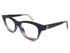 Gucci Eyeglasses Frames GG0372O 004 Dark Blue To Peach Fade Cracked 51-17-140 New. Price: $126.09.