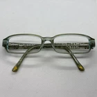 Bebe Senorita Citron Green Eyeglasses Frames Only Spring Hinges 49-16-130-24MM Pre-owned. Price: $24.99.