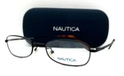 New Nautica Eyeglasses 7084 010 Satin Black 48-18-135 With Case. Price: $69.97.