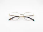 Tiffany & Co. Eyeglasses Frames Only, Tf 1139 6021, 53-16-140, Gold/brown, Italy Pre-owned. Price: $79.99.