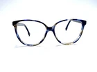 Christian Dior Blue Brown Clear Oversized Oval Glasses Italy ETOILE3 54 17 145 Pre-owned. Price: $239.00.