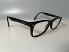 Ray-ban Rb 5228 2000 Black Full Rim Rectangular Eyeglass Frames 50-17 140 Pre-owned. Price: $24.00.