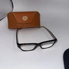 Tory Burch TY2097 1812 Brown Tortoise 51-16-140 Eyeglasses Frame W/case Pre-owned. Price: $29.99.
