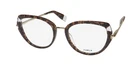 New Furla VFU500V Glasses Plastic Brown Womens 51-18-135 0802 Full-rim Cat Eye. Price: $44.95.