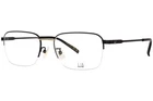 Dunhill DU0067OA 005 Titanium Eyeglasses Frame Men's Black Semi Rim 56MM New. Price: $229.95.