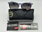 Ray-ban Erika Classic RB4171 Round Sunglasses Transparent Blue/ Polarized Grey New. Price: $41.00.