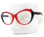 Alain Mikli Ancelina Eyeglasses A03136 006 Rouge Red Black 54MM No Case New. Price: $199.50.