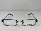 K12 Eyewear KA4046 Navy 46-16-130 Blue Metal Full Rim Eyeglasses Frame JN68 New. Price: $50.00.