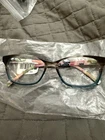 Vera Bradley Eyeglasses Frames Grace Rio Brown Green Rectangular 53-15-135 New. Price: $69.95.