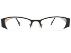 Iyoko-inyake Eyeglasses Frames IY580 COL.167 Black Yellow Rectangular 52-18-140 New. Price: $107.11.