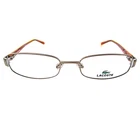 Lacoste 12211 Eyeglass Amber Brown Unisex Vintage Authentic Full Metal Frame New. Price: $110.00.