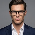 Tods Eyeglasses TO5265 001 Black Round Frames 50MM Men New. Price: $174.35.