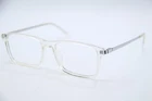 New Thin Light NU058 Crystal Silver Authentic Designer Eyeglasses 55-18. Price: $78.00.