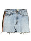 Levi's LS501 Denim Skirt With Colored Stripes Size NWOT-RF-224MS Pre-owned. Price: $44.99.