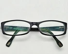 Dolce & Gabbana Eyeglasses Frames DD1212 1870 52-16 135 Black Blue Accent Rect Pre-owned. Price: $29.99.