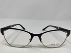 Versace 1233-Q 1418 53-17-140 Plum Purple/gold Full Rim Eyeglasses Frame B884 New. Price: $129.00.