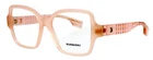 New Burberry B2374 4060 52MM Pink Translucent Butterfly Eyeglasses Frames Italy. Price: $249.90.