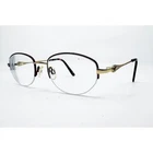 Sophia Loren Eyeglass Frames Womens Gold Burgundy M304 Half Rim 50-19-135 Pre-owned. Price: $31.99.