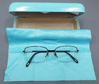 Tiffany & Co. Eyeglasses Tf 1109-H-B 6097 Black Half Rim Metal 51-17-135 Pre-owned. Price: $69.95.