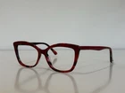 Kay Unger K237 Rectangle Red Eyeglasses Frame Only 55-16-145 Pre-owned. Price: $45.99.